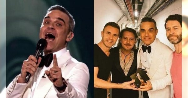 Robbie Williams chciał zrobić fanom miłą niespodziankę. Dołączył do Take That na scenie, a potem... O nie!
