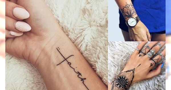 Tatuaż w okolicy nadgarstka - 25 pomysłów na dziewczęcy tatuaż