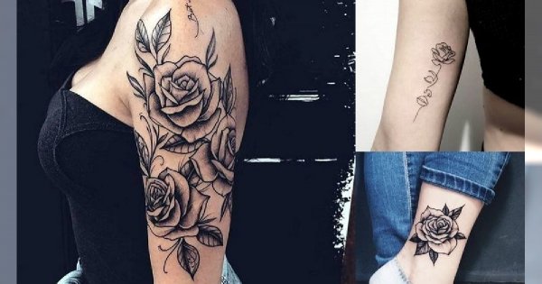 Tatuaż róża - 30 nietuzinkowych i ultrakobiecych wzorów