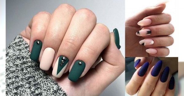 Matowy manicure - 20 nietuzinkowych zdobień paznokci