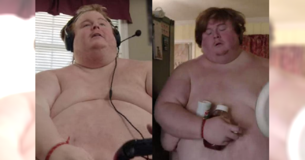 Ma dopiero 34 lata, a jego waga już przekracza 300 kilogramów! To CUD, że porusza się jeszcze samodzielnie!