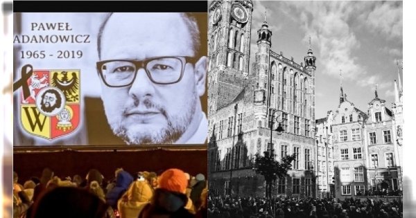 Pogrzeb Pawła Adamowicza: Ponad 40.000 Polaków na Długim Targu pożegnało prezydenta Gdańska
