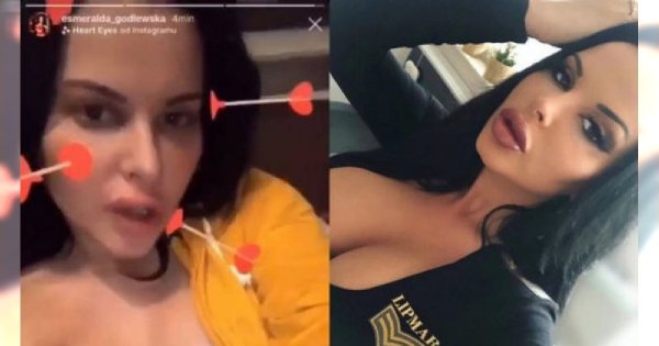 Esmeralda Godlewska niechcący pokazała GOŁĄ PIERŚ na Instagramie! UPS! WPADKA
