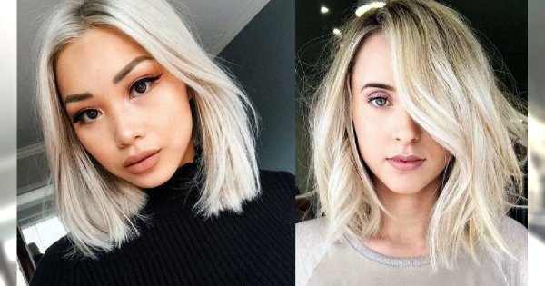 Półdługie fryzury dla blondynek - 18 niezwykłych propozycji