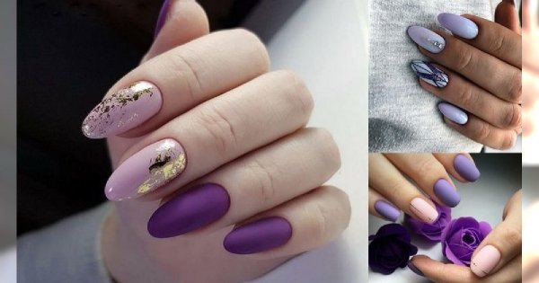 Fioletowy manicure - galeria najpiękniejszych zdobień