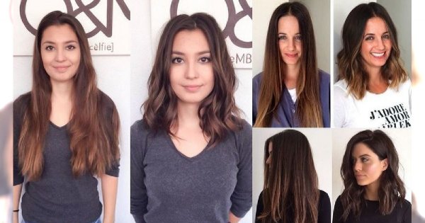W tym roku rządzą fryzury o średniej długości! 17 przykładowych metamorfoz, które inspirują