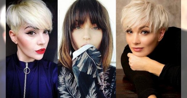 Krótkie i półkrótkie fryzury z grzywką - galeria najświeższych trendów