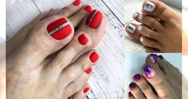 28 propozycji na elegancki pedicure - galeria ślicznych zdobień