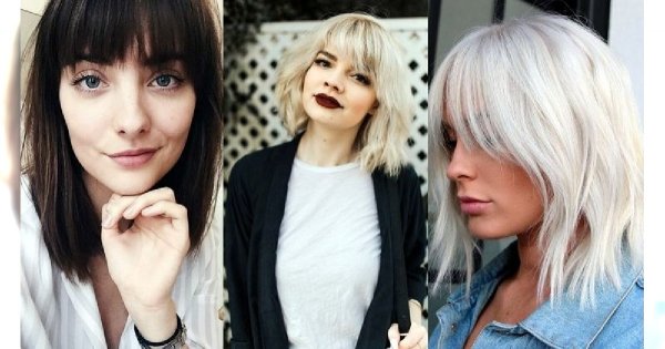 20 najpiękniejszych fryzur z grzywką dla włosów półdługich! [GALERIA]