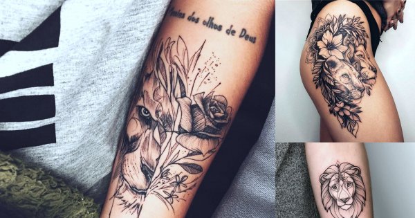 25 kobiecych tatuaży z motywem lwa w roli głównej! [GALERIA]
