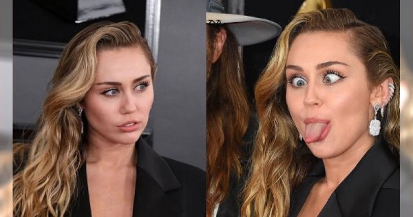 Grammy 2019: Miley Cyrus z dekoltem do pępka i BEZ STANIKA. Wróciła do starego stylu?