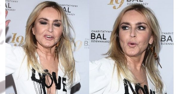 Monika Olejnik na Balu Dziennikarzy jak... Madonna? Tej sukni nie powstydziłaby się znana skandalistka