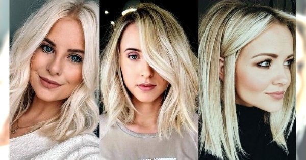 18 pomysłów na półdługą fryzurę dla blondynek - galeria trendów