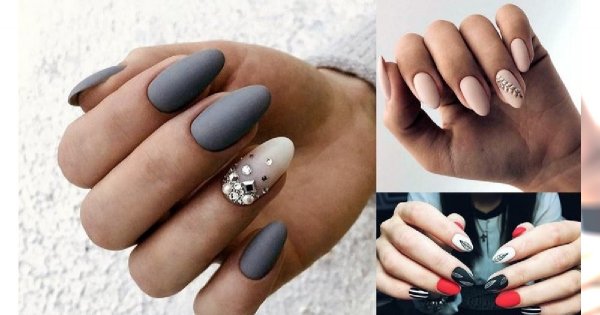 Matowy manicure - 19 niezwykłych zdobień, które robią wrażenie