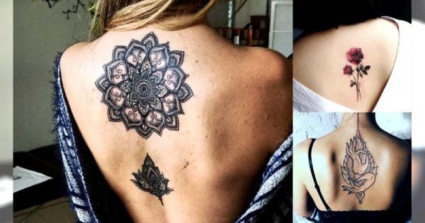 23 propozycje na niesamowity i ultrakobiecy tatuaż w okolicy pleców