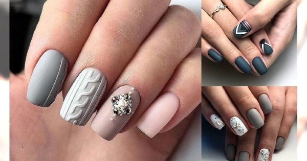 Szary manicure - 17 najlepszych propozycji z sieci