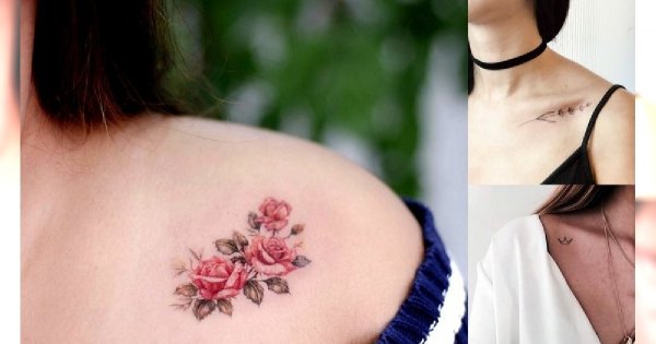 Tatuaże na obojczyk - galeria unikatowych wzorów dla kobiet