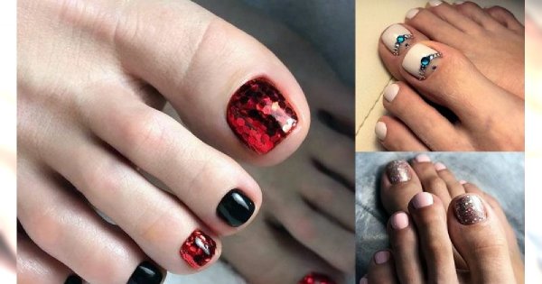 Elegancki pedicure - 25 unikatowych pomysłów z sieci