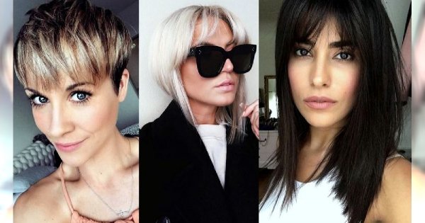 Fryzury z grzywką różnej długości - najpiękniejsze cięcia z sieci