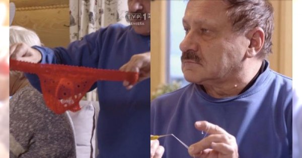 Sanatorium miłości: Ryszard PRZYMIERZYŁ CZERWONE STRINGI z koronki! Fani: Czy był po dwóch litrach?