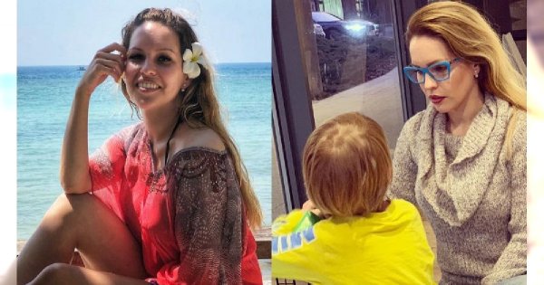 Julia Oleś chwali się sztucznymi piersiami na Instagramie. "Cyce jak donice." Zdjęcie zrobił jej.... 4-letni syn!