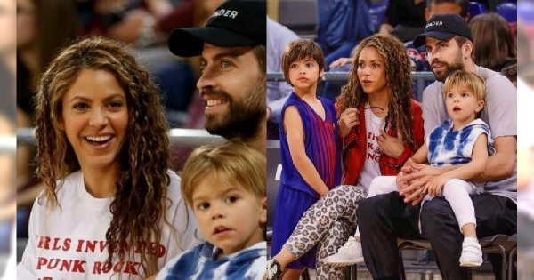 Shakira z dziećmi na meczu koszykówki! Sasha i Milan rosną jak na drożdżach!