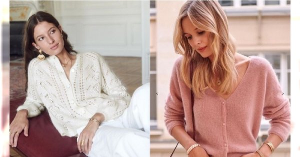 Kardigan z guzikami - modny sweter na wiosnę 2019! Jak go nosić?