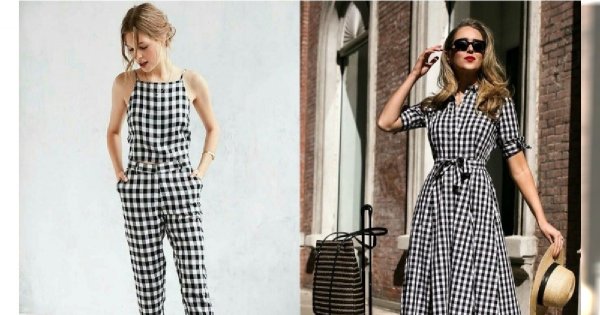 Francuska kratka - modne stylizacje z kratką vichy na wiosnę 2019