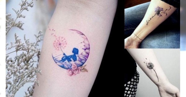 20 uroczych pomysłów na tatuaż z dmuchawcem w roli głównej! [GALERIA]