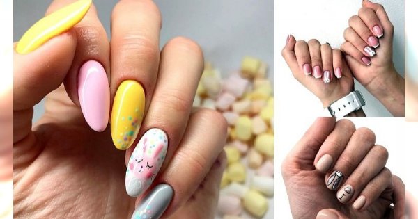 Manicure na Wielkanoc 2019 - galeria najmodniejszych zdobień