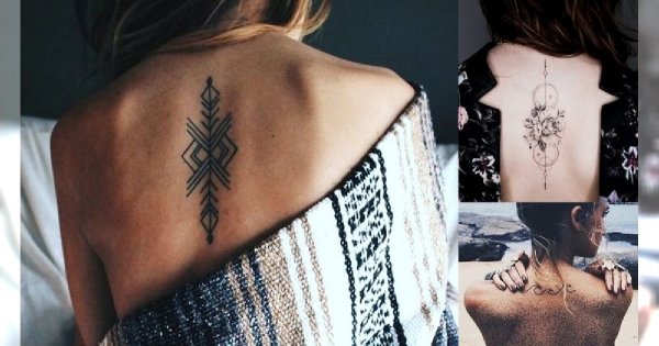 Magiczne tatuaże na plecy - 21 pięknych i zmysłowych wzorów dla kobiet