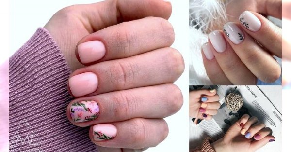 Manicure dla krótkich paznokci - galeria wiosennych perełek