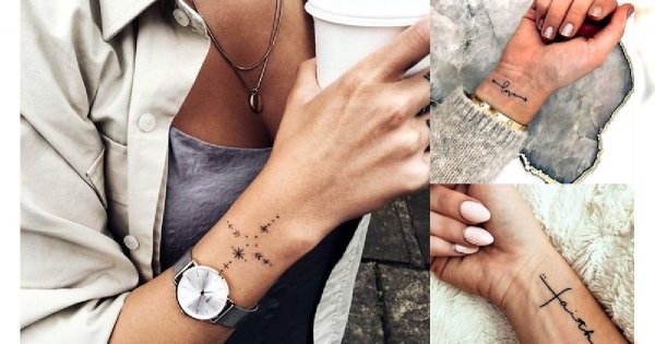 Tatuaż w okolicy nadgarstka - 18 pomysłów na dziewczęcy tatuaż