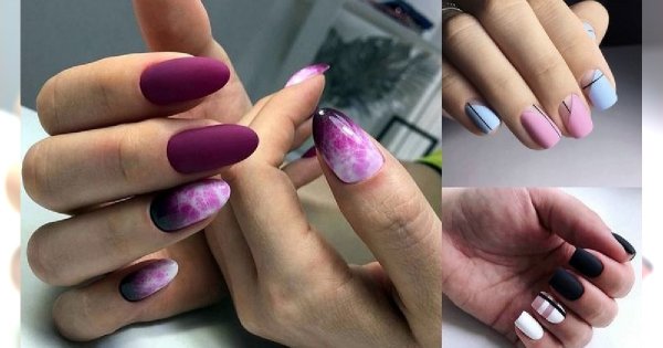 Matowy manicure - 25 niesamowicie stylowych zdobień