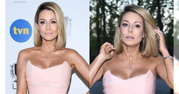 Małgorzata Rozenek-Majdan na finale "Projekt Lady 4" w różowej kreacji. Fani podzieleni: Gorąca brzoskwinka VS olbrzymia krewetka