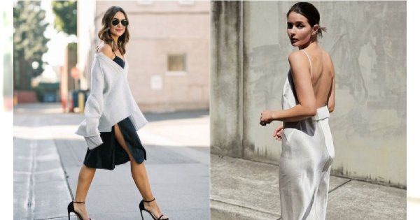 Slip dress: Bieliźniana sukienka - must have na wiosnę i lato 2019!