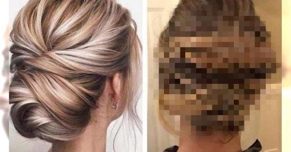 Fryzjerka spaprała fryzurę ślubną. To miał być elegancki kok, a wyszło "ptasie gniazdo"