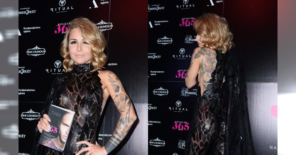 Blanka Lipińska po premierze trzeciej książki - jej strój jak zwykle działa na (nie tylko męską) wyobraźnię