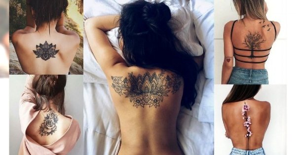 Magiczne tatuaże na plecy - piękne i zmysłowe wzory dla dziewczyn