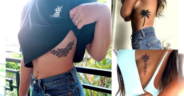 Tatuaż na żebrach – 25 pięknych wzorów, które robią niesamowite wrażenie