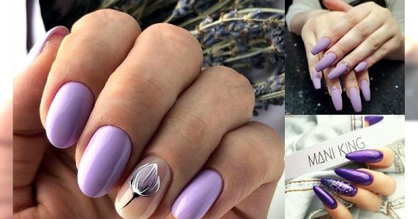 Fioletowy manicure ponownie na topie - 21 fantastycznych pomysłów