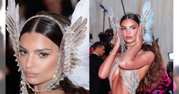 Tą sukienką Emily Ratajkowski skradła całe show! Widać WSZYSTKO! Czy to najodważniejsza jej kreacja?