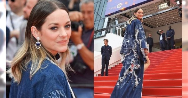 43-letnia Marion Cotillard ma ciało jak marzenie, ale za ten strój zebrała cięgi. To ma być francuska elegancja???