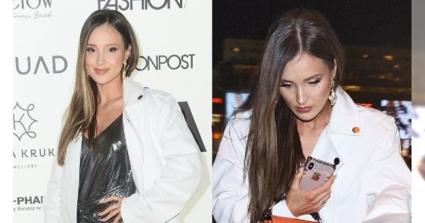 Marina w błyszczącej sukni do samej ziemi na pokazie Zaquadu. Wyglądała pięknie, ale mało co w nią się nie zaplątała!