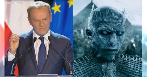 Donald Tusk porównał pewnego polityka do Króla Nocy z "Gry o tron"? "Nie mam nikogo konkretnego na myśli". Ale internauci mają swój typ