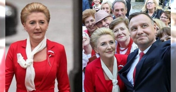 Agata Duda na obchodach Dnia Flagi. Znany fanpage: Fryzjer i stylista ją skrzywdzili. Faktycznie było tak źle?