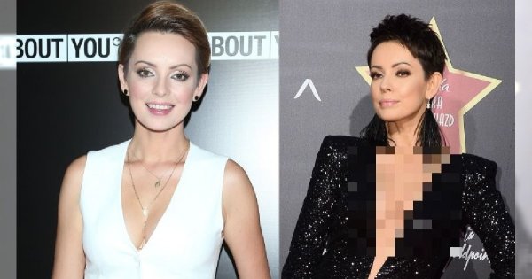 Dorota Gardias nie ma dużych piersi, ale w tej sukience wyglądały na ogromne! Wszystko dzięki jednej rzeczy