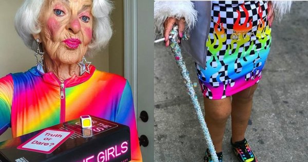 Ta babcia z Instagrama ma 90 lat. Lubi skąpe stroje i marihuanę. Obserwują ją największe, światowe gwiazdy