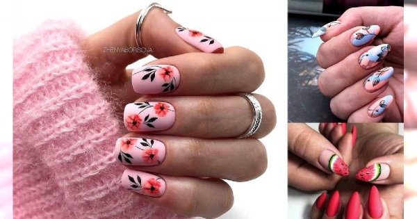 Manicure na lato 2019 - top 25 najciekawszych propozycji