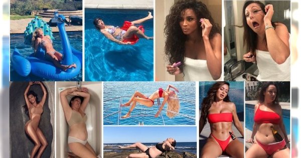 Kobieta odtwarza zdjęcia celebrytów i jest w tym GENIALNA! Instagram vs rzeczywistość